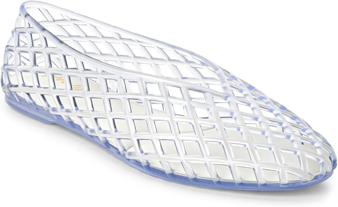 Women's Jelly Shoes, Slip On Jelly Ballet Flats, Hollow Out Comfort Summer Beach Shoes | Amazon (US)