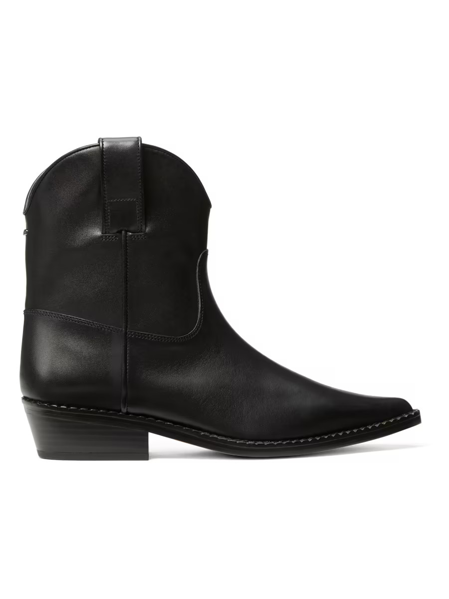 MICHAEL Michael Kors Noemie 40MM Leather Booties | Saks Fifth Avenue | Saks Fifth Avenue