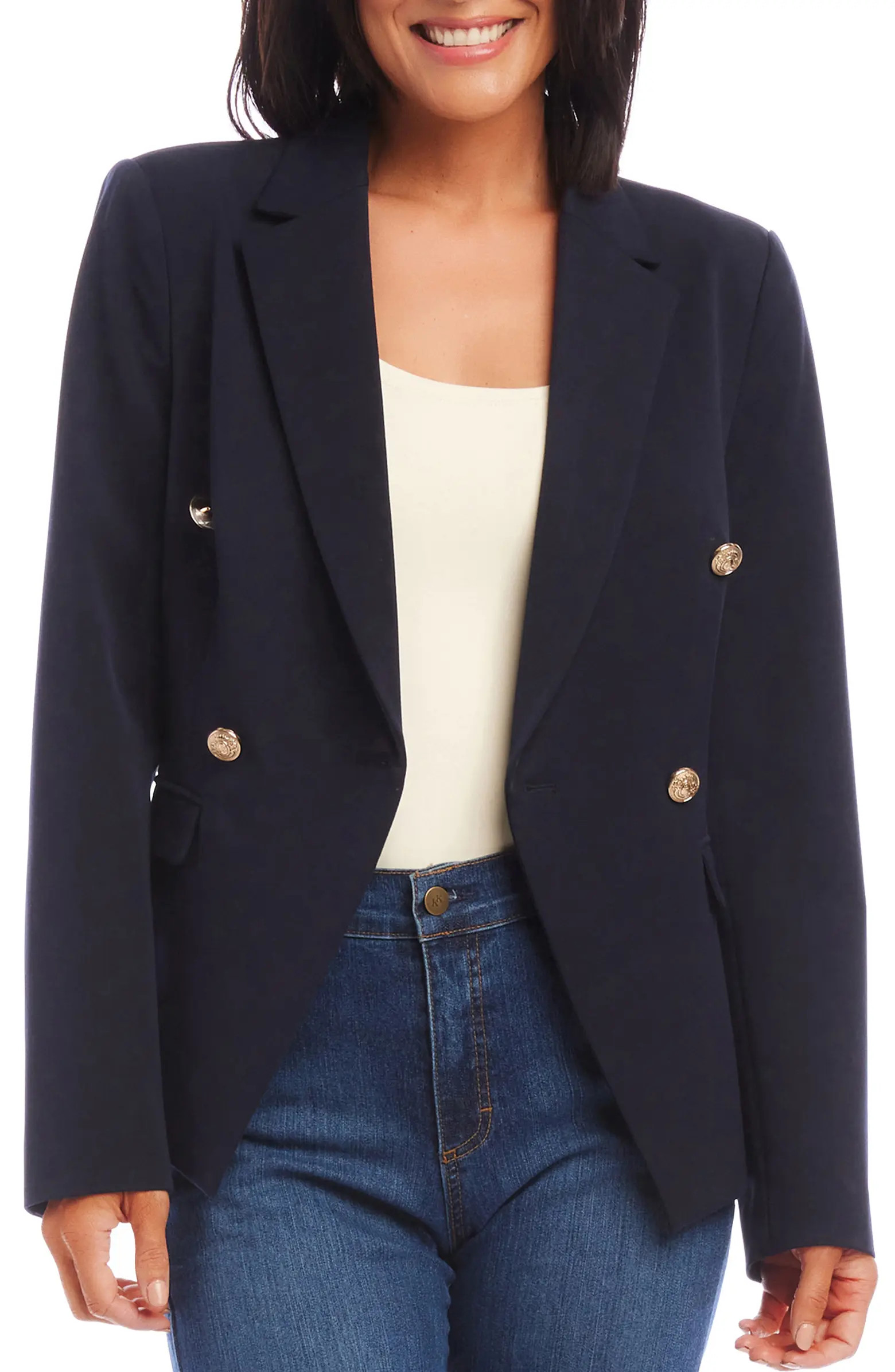 Fitted Double Breasted Blazer | Nordstrom
