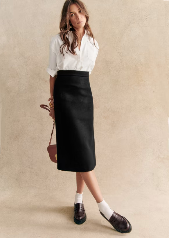 Musetta Skirt - Black - Sézane | Sezane Paris - US