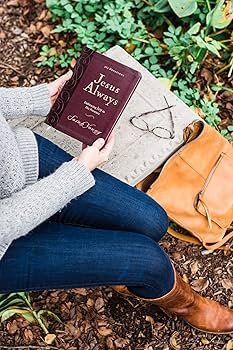 Jesus Always, Large Text Leathersoft, with Full Scriptures: Embracing Joy in His Presence (A 365-... | Amazon (US)