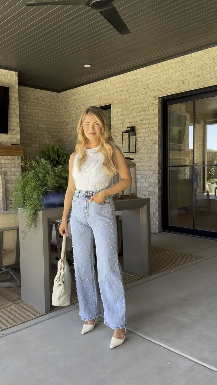 I’m obsessed with the pearl details on these jeans! 🤍

#LTKFindsUnder100 #LTKStyleTip #LTKSeasonal