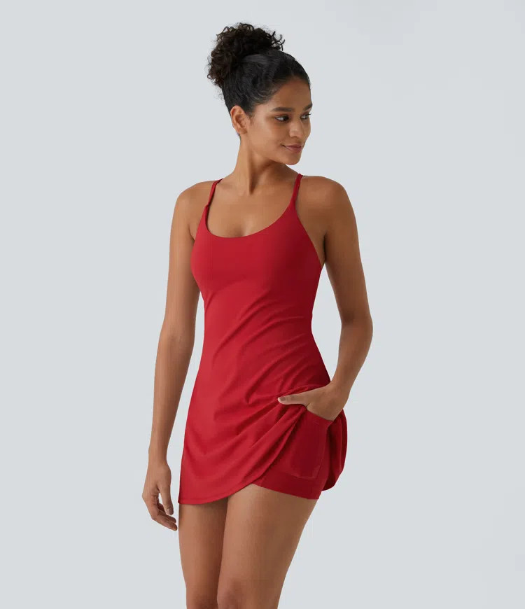Softlyzero™ Plush Backless Active Dress-Easy Peezy Edition | HALARA