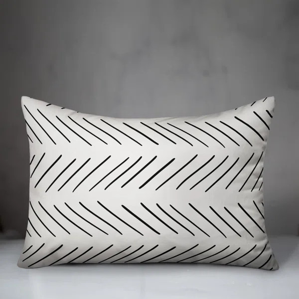 Erico Modern Chevron Lumbar Pillow | Wayfair North America