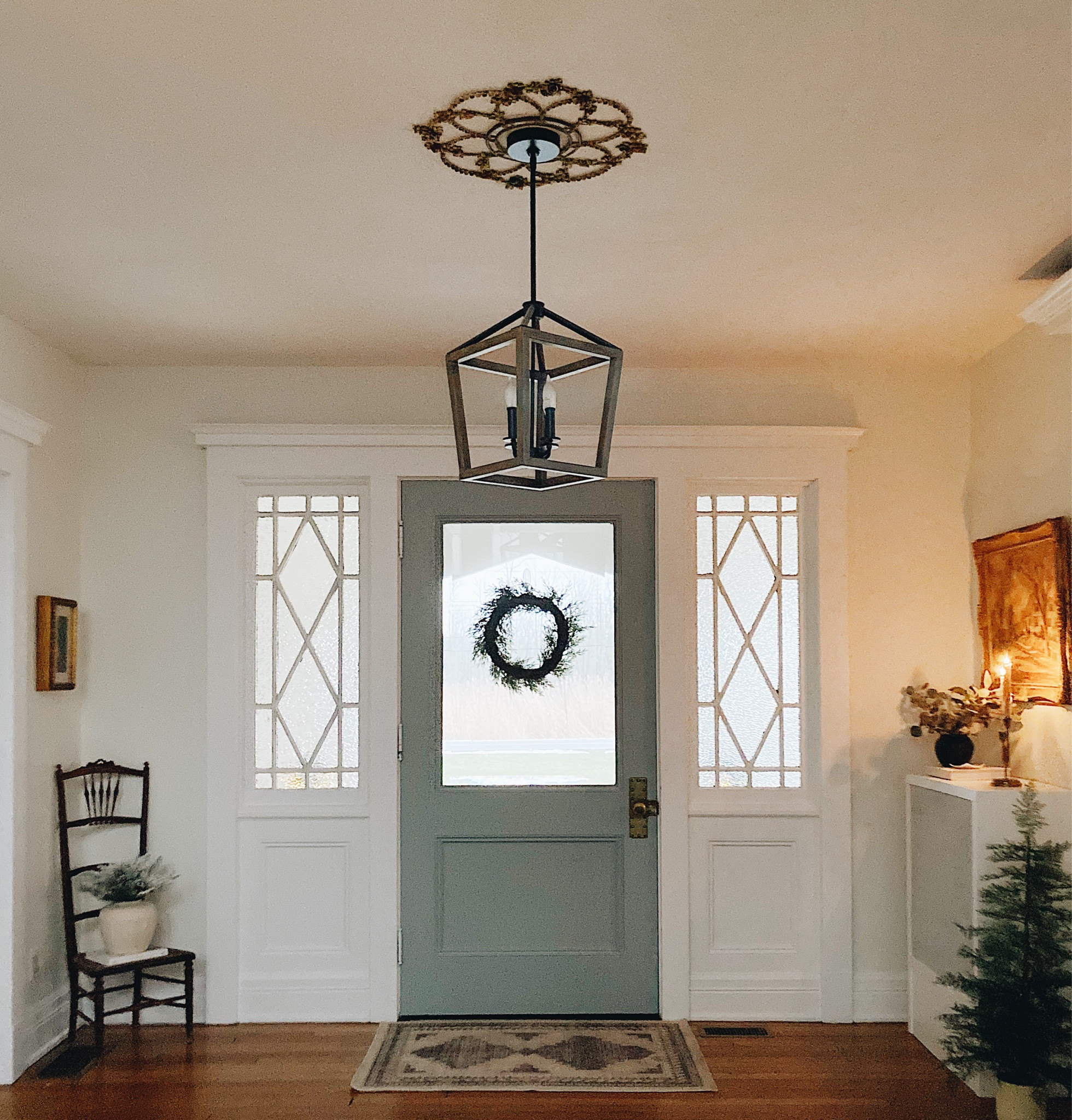 Foyer chandelier - foyer styling - transitional home - modern vintage - traditional home - entryway design - entryway styling 

#LTKFind #LTKhome #LTKstyletip