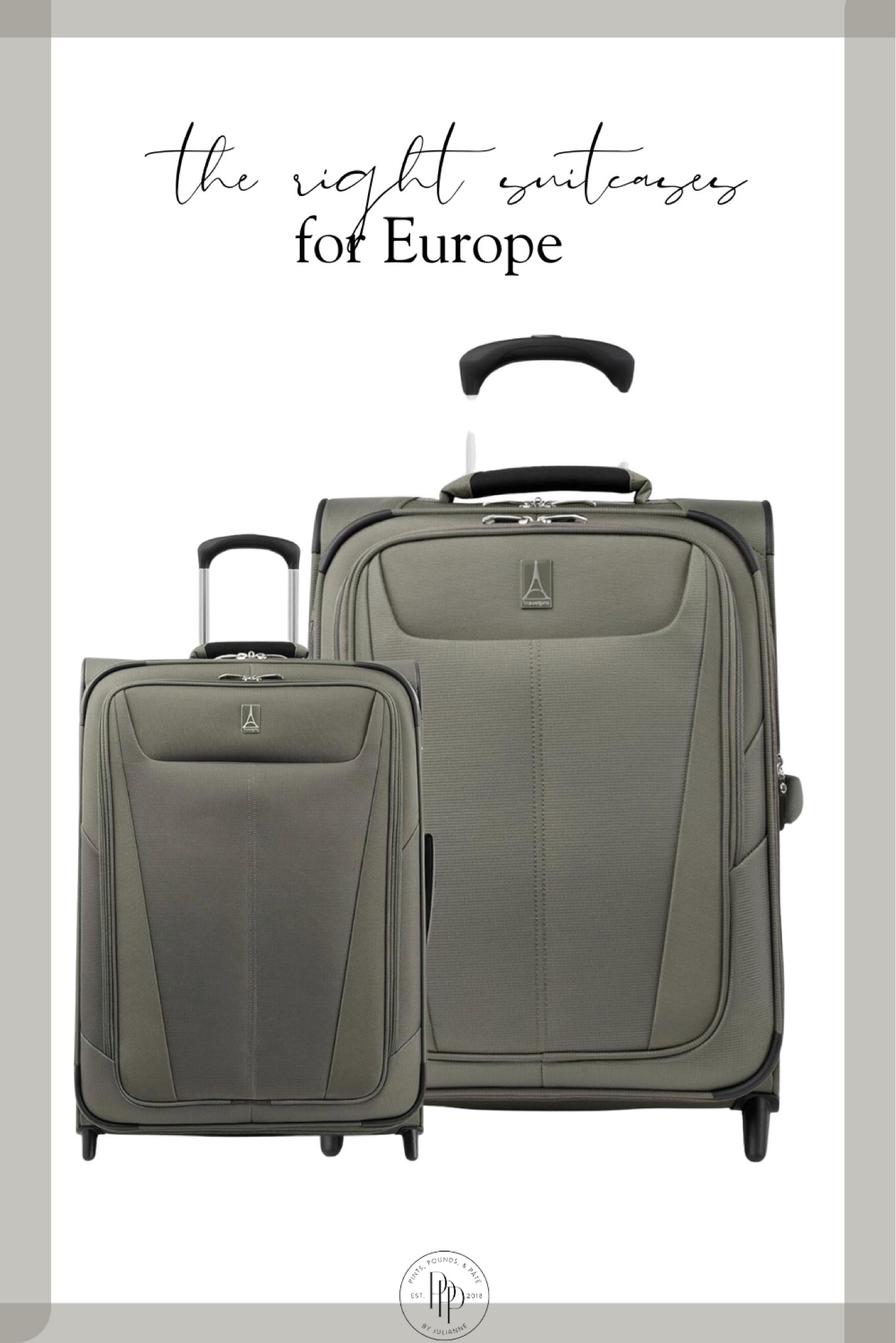 The right checked and carry-on bags for a trip to Europe! #carryon #carryonbag #checkedbag #luggage #luggageeurope #europetravel