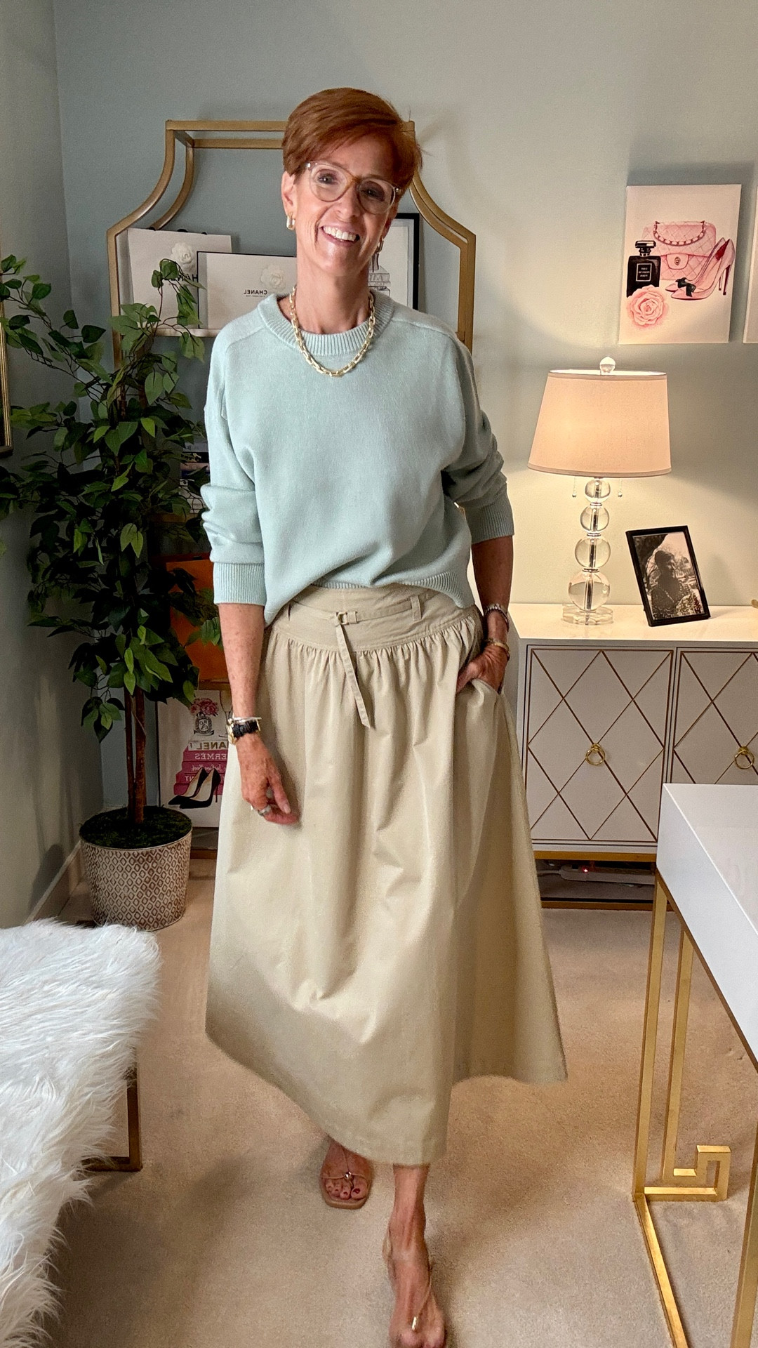 New in Loft try on
Sweater small
Tee small
Skirt 6

#LTKootd #LTKOver40 #LTKTall