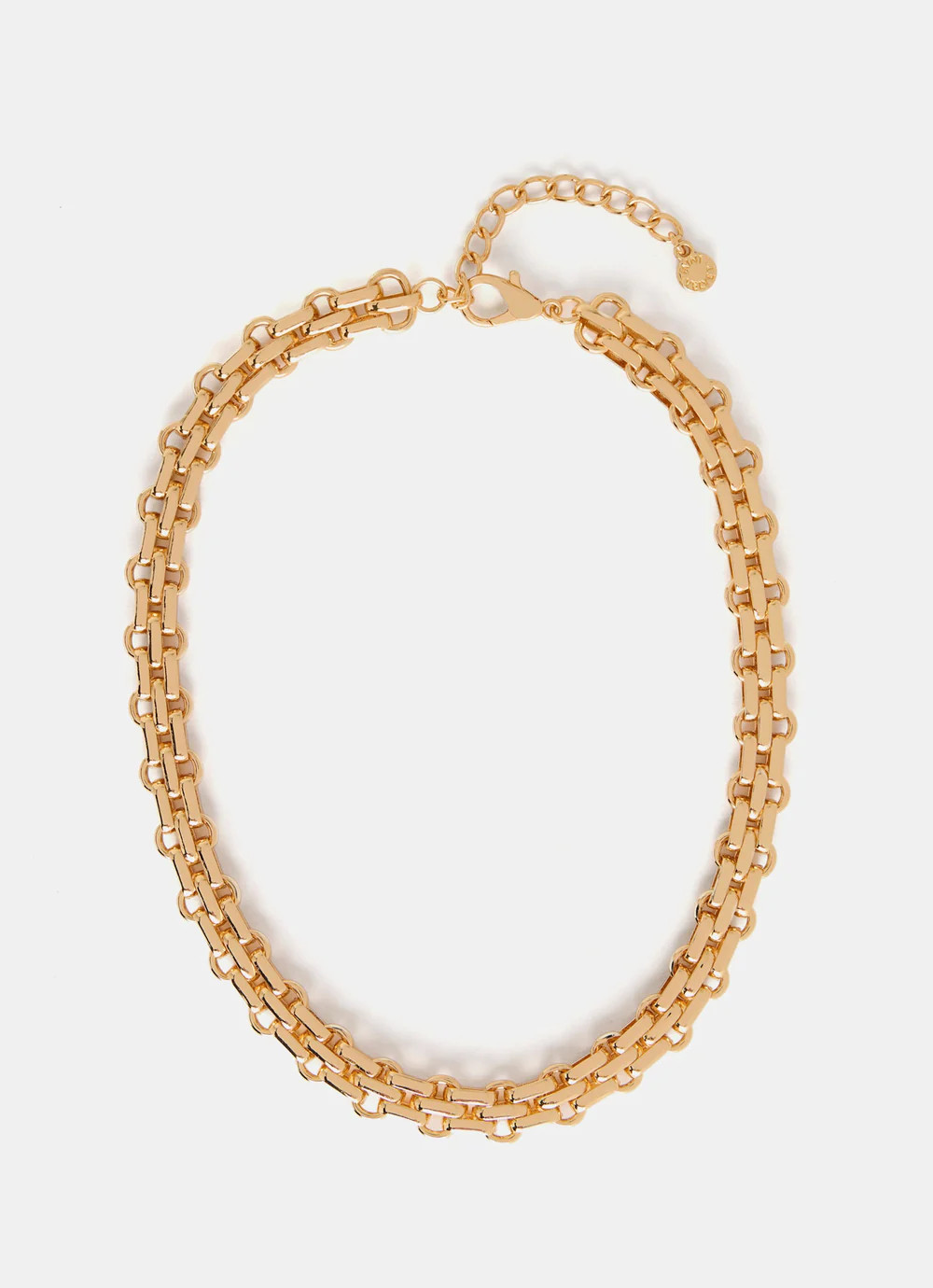 Gold Tone Short Chain Necklace | Mint Velvet
