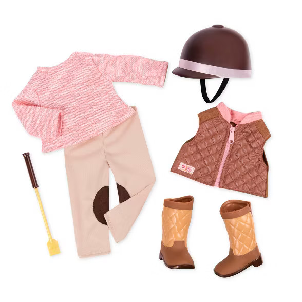 Our Generation Riding in Style Horseback Riding Outfit for 18" Dolls | Target
