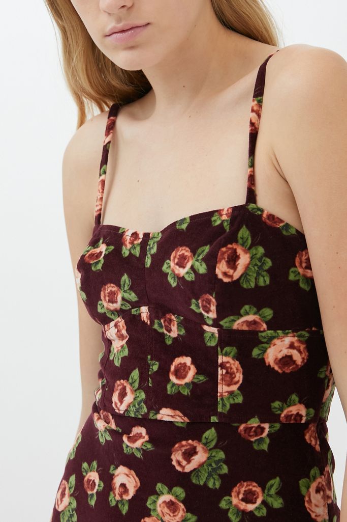 UO After All Corduroy Bustier Dress | Urban Outfitters (US and RoW)