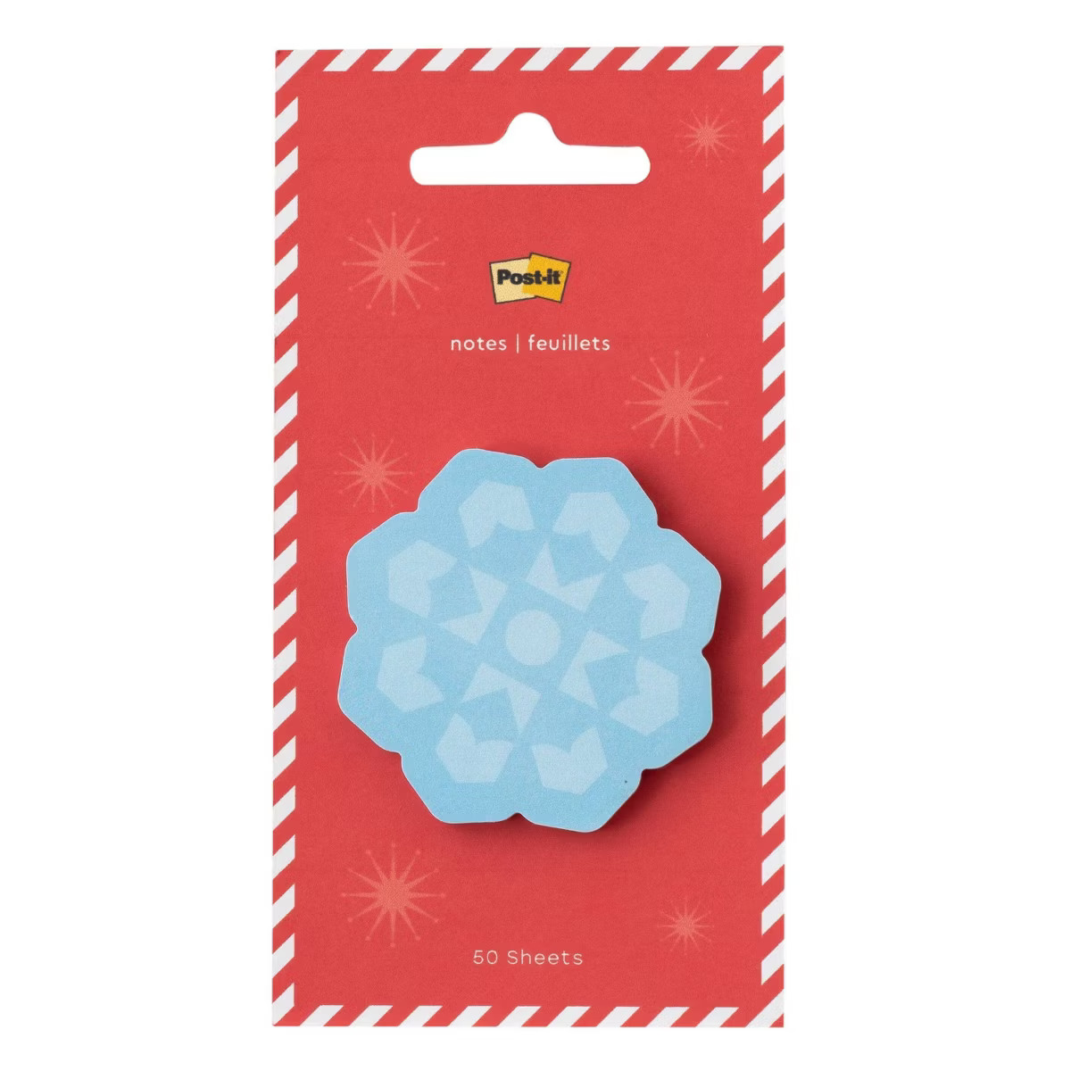 Post-it Jingle Notes Snowflake 2"x2" Holiday Sticky Note Pad 50 Sheets | Target