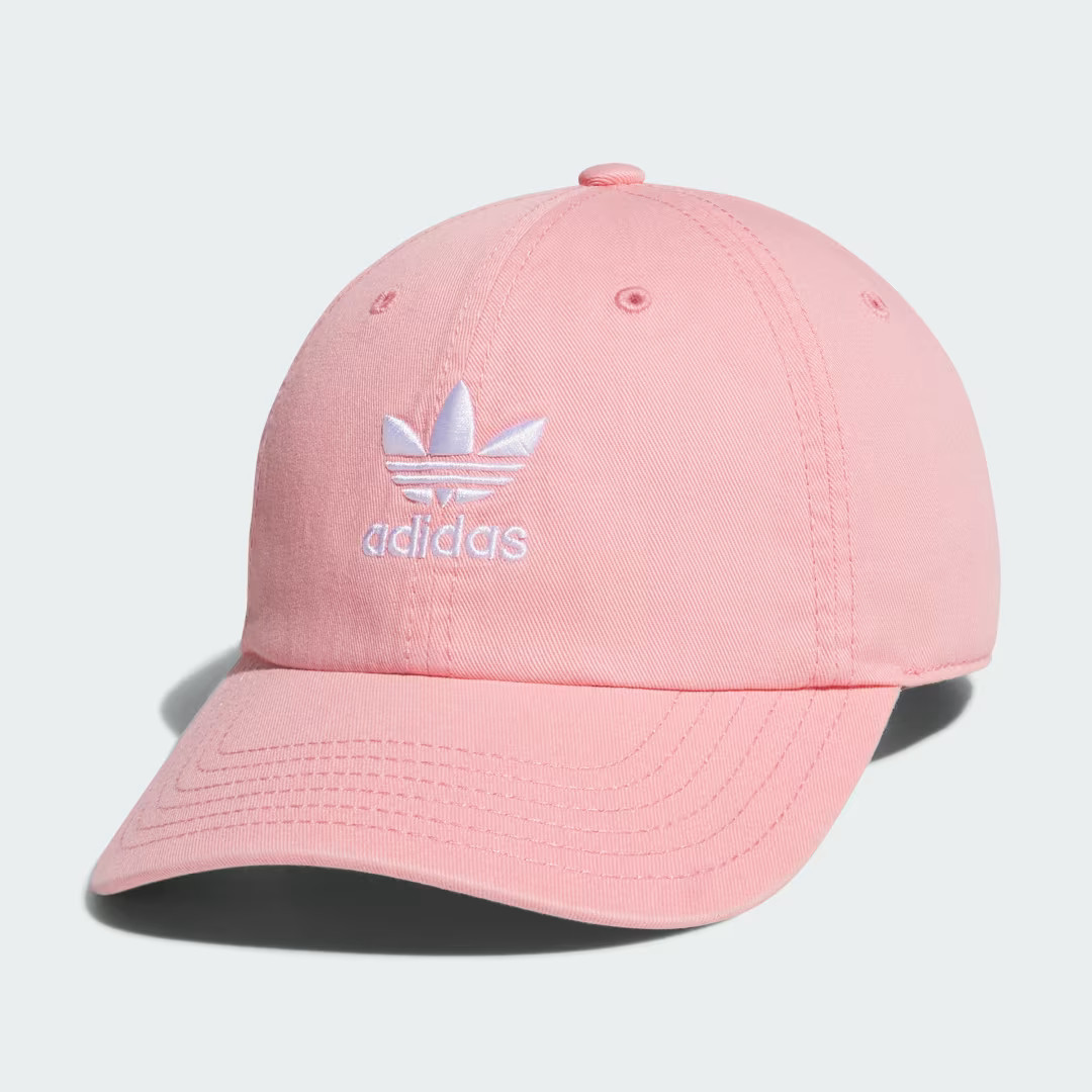 adidas Washed Relaxed Strap-Back Hat Semi Pink Spark 1 Size | adidas (US)