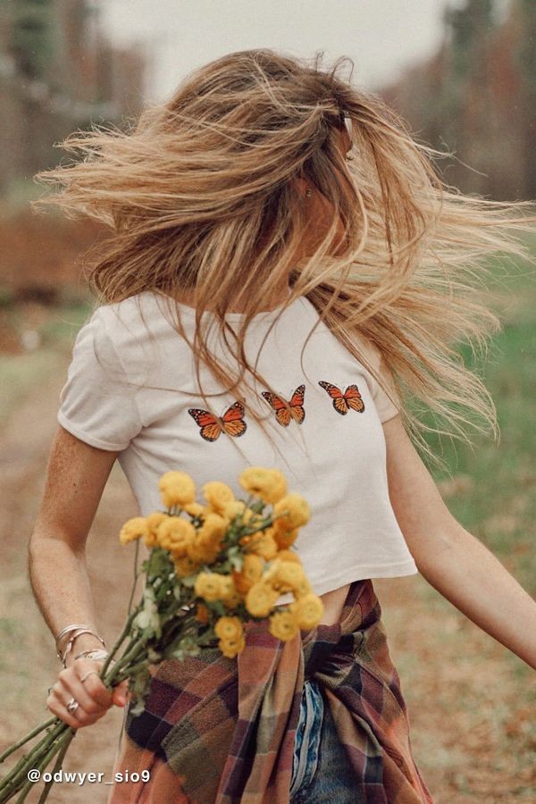 Truly Madly Deeply Butterfly Cropped Tee | Urban Outfitters (US and RoW)