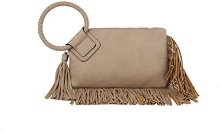 Womens Clutch Purse Wristlet Wallet Evening w/Hand Strap Casual Formal Vegan Leather - Metro Muse | Amazon (US)