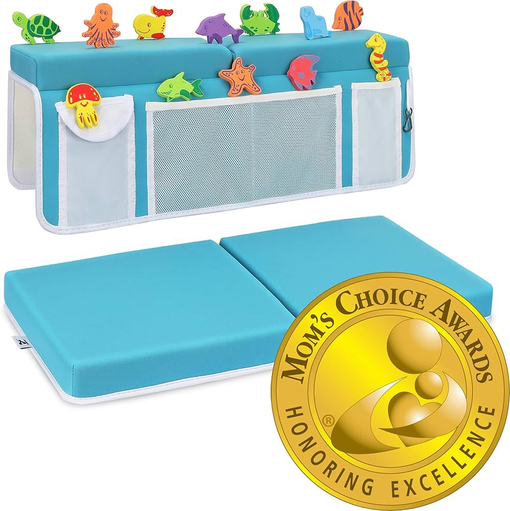 Supa Ant Baby Bath Kneeler and Elbow Rest Pad Set - The Bathtub Kneeler and Elbow Rest Set with B... | Amazon (US)