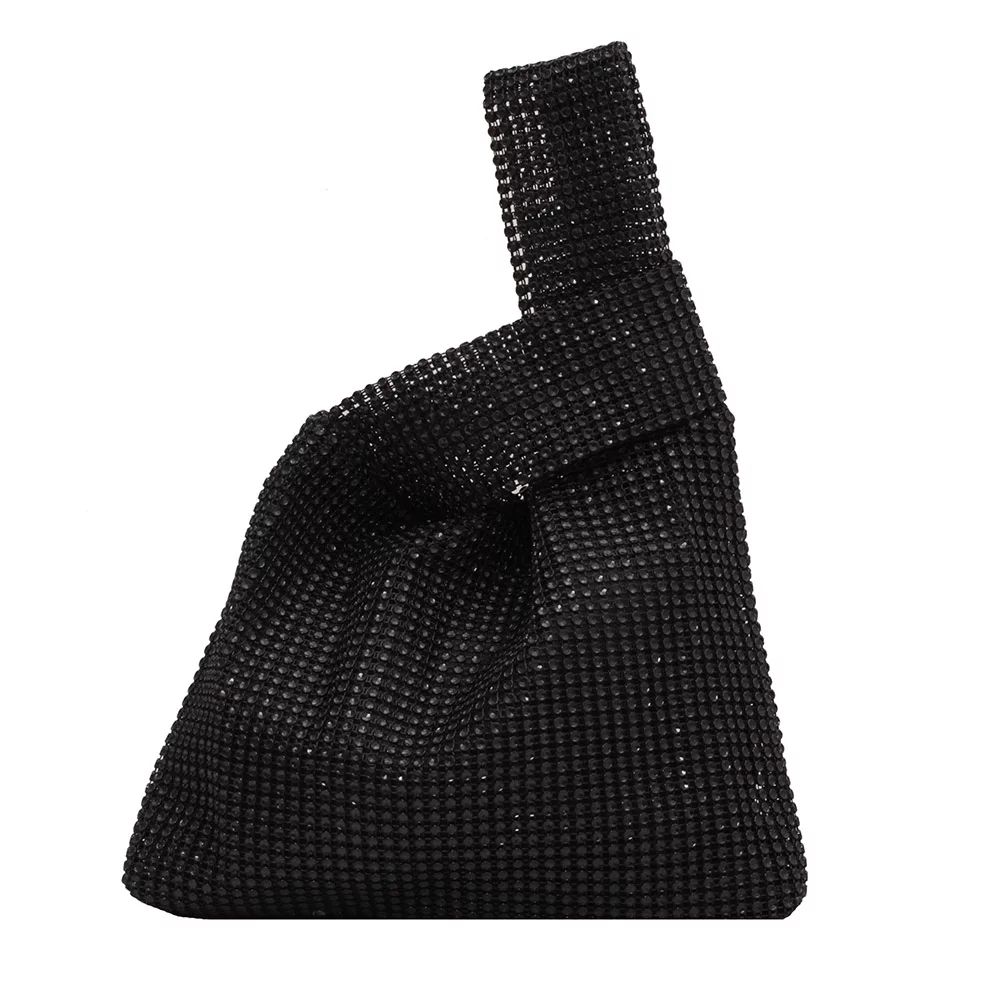 TBOLINE Unisex Adult Sequins Rhinestone Clutch Bag Glitter Handbag Purse (Black) | Walmart (US)