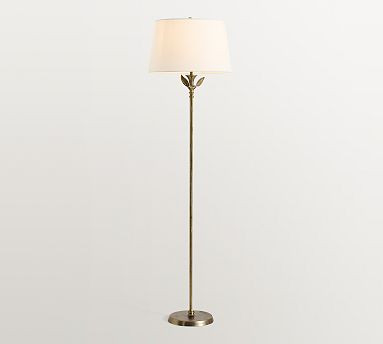 Botanical Forged Iron Floor Lamp (62") | Pottery Barn (US)