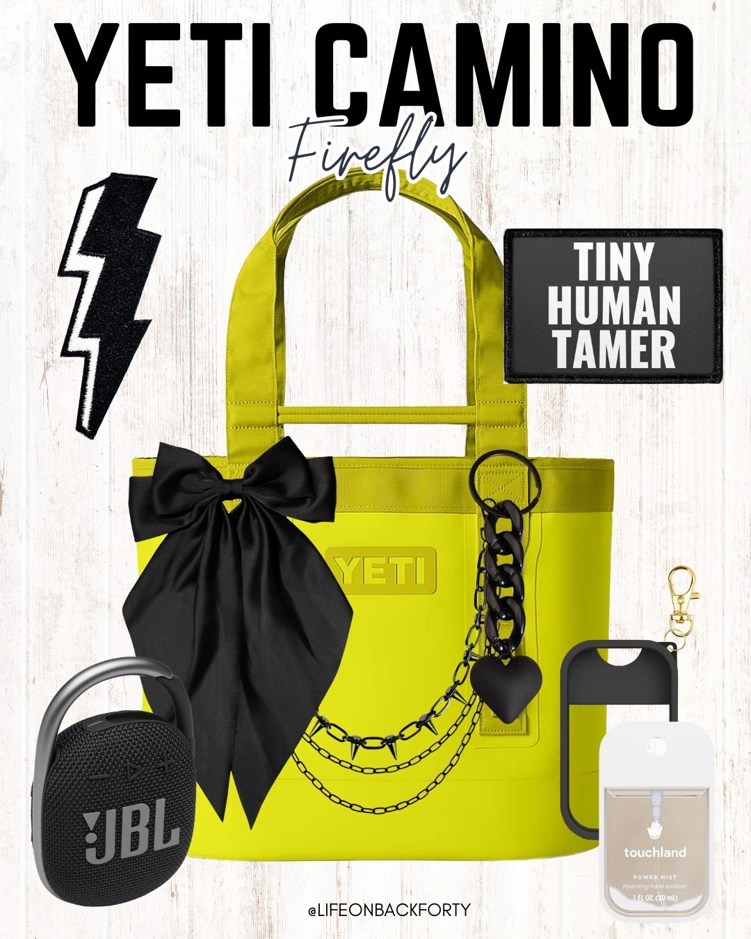 Yeti Camino Firefly Accessories - Black Edition

#LTKTravel #LTKFamily #LTKStyleTip