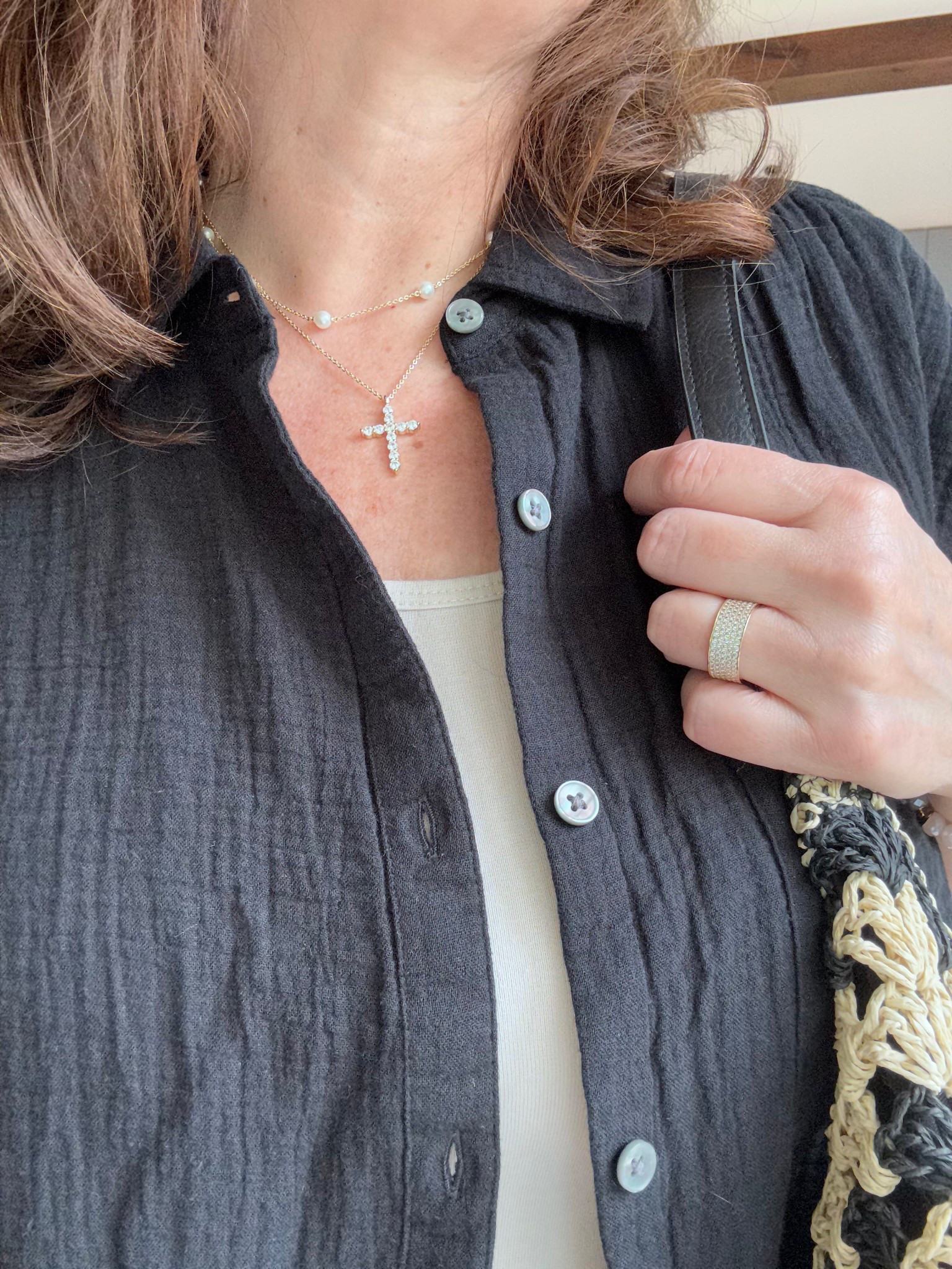 A cross necklace is a beautiful gift for a mother figure or for a graduate  

#LTKMothersDay