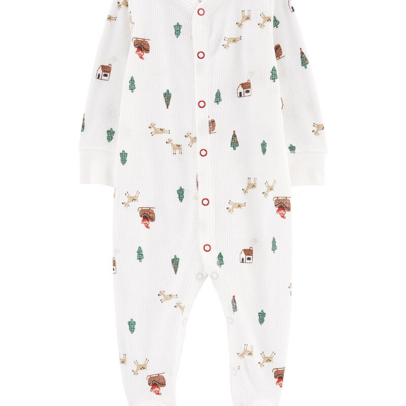 Baby Christmas Snap-Up Thermal Sleep & Play | Carter's