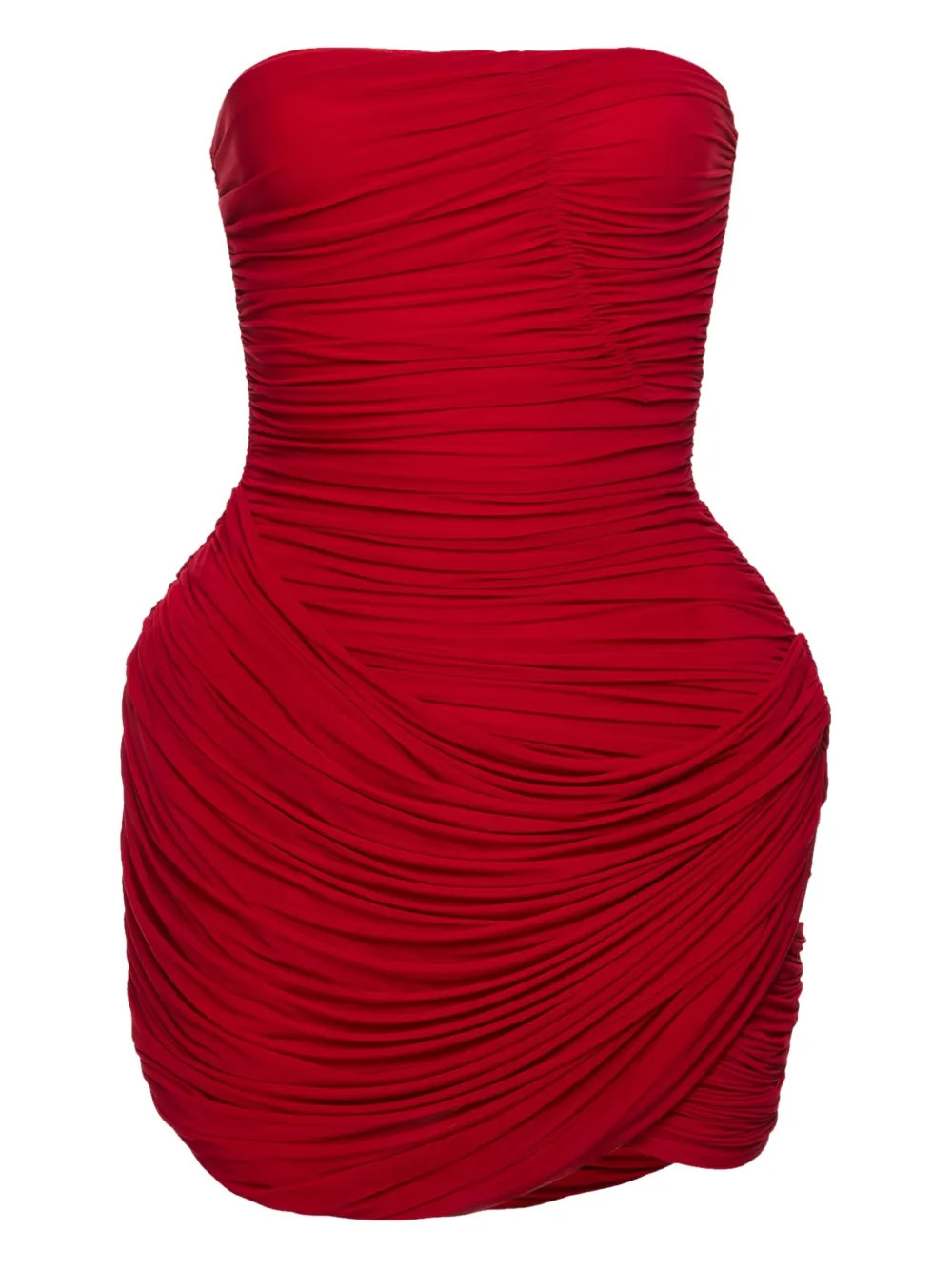 ruched strapless mini dress | Farfetch Global