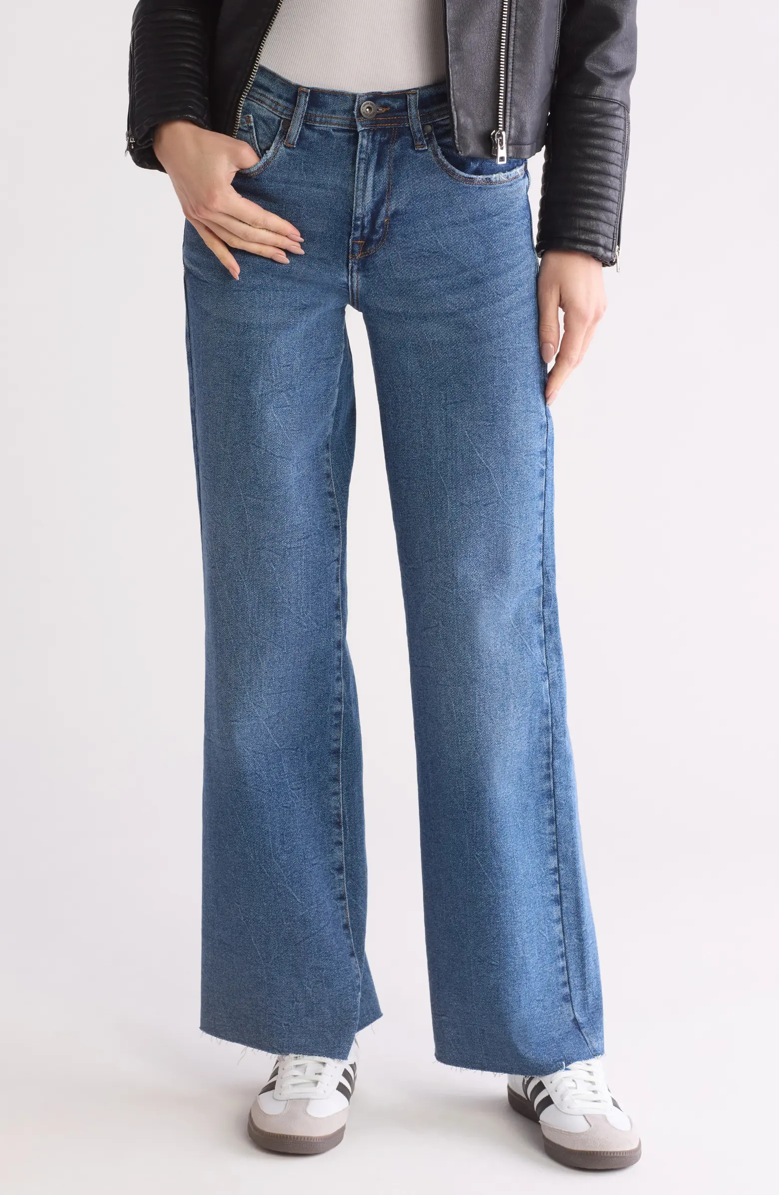 Kensie The Kaya High Rise Wide Leg Jeans | Nordstromrack | Nordstrom Rack