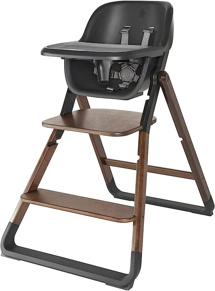 Ergobaby Evolve 3-in-1 High Chair and Kitchen Helper Stool Bundle, Dark Wood | Amazon (US)