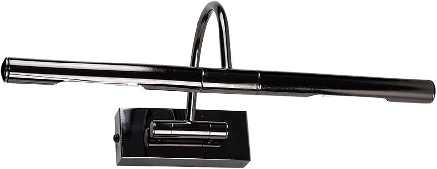 MiniSun Modern Adjustable Black Chrome Living Room Display Lamp Twin Picture Wall Light - Mains P... | Amazon (UK)