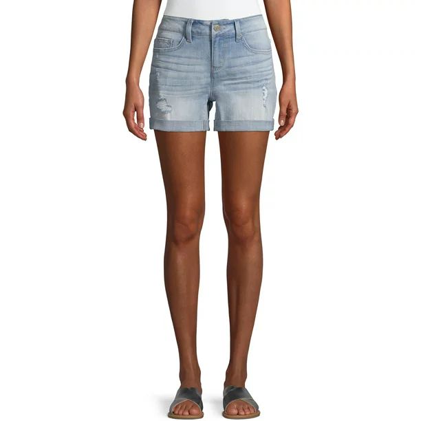 Women's Mid Rise Denim Shorts | Walmart (US)