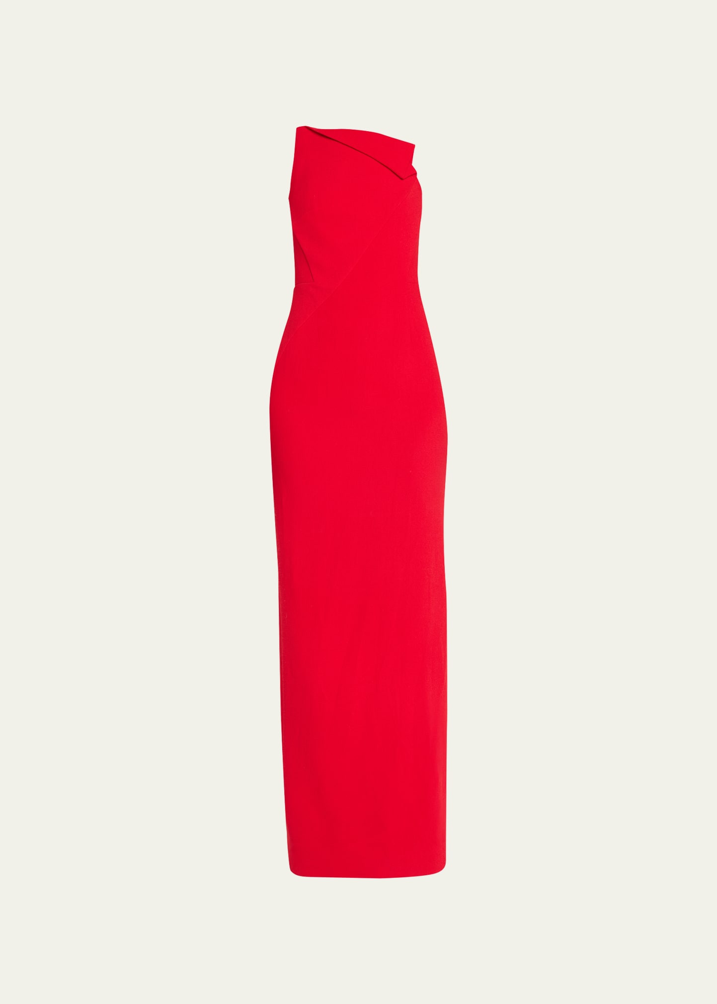 Strapless Asymmetric Gown | Bergdorf Goodman