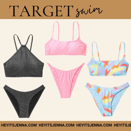 Target bikini swimsuits for beach vacation spring break 
Pink bikini 

#LTKswim #LTKunder50