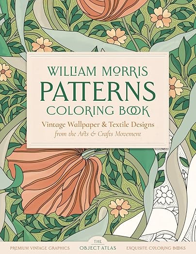 William Morris Patterns: A Coloring Book of Vintage Wallpaper and Textile Designs from the Arts a... | Amazon (US)