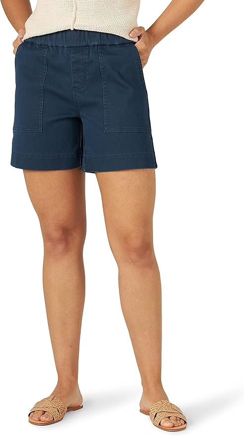 Lee Women's Ultra Lux High-Rise Pull-on Utility Short | Amazon (US)
