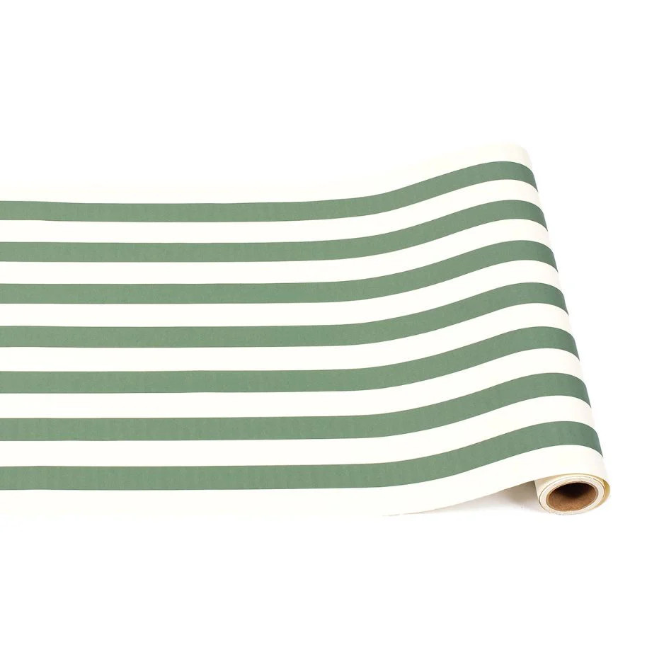 Dark Green Classic Stripe Runner - 20 | Sophistiplate