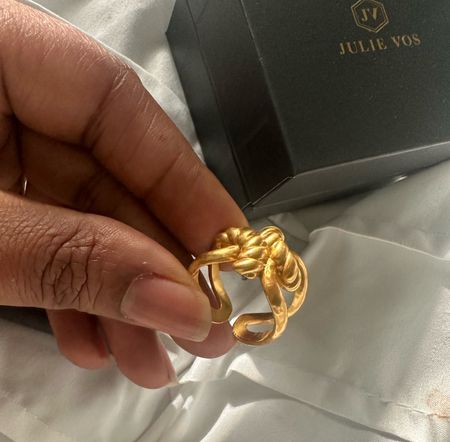 Love this statement ring from Julie Vos! Gold jewelry! Bold jewelry. Accessories for summer. 

#LTKStyleTip #LTKWorkwear #LTKWedding