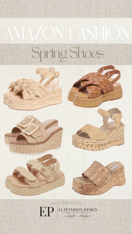 Spring shoes
Sandals
Wedges 

#LTKstyletip