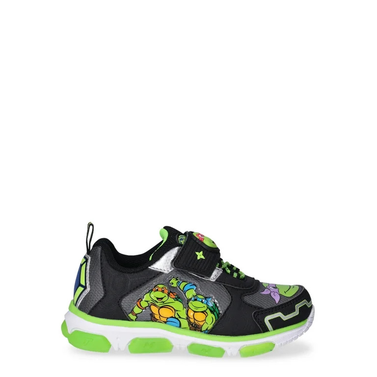 Teenage Mutant Ninja Turtles Toddler Boy Light Up Slip On Sneakers, Sizes 7-12 | Walmart (US)