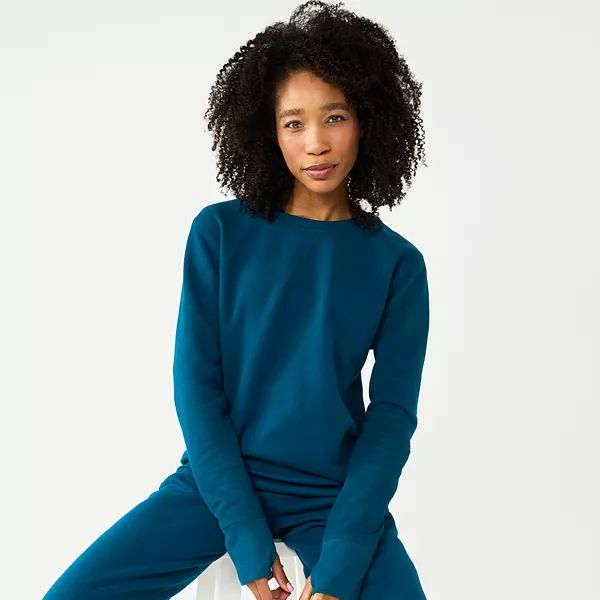 Women's Sonoma Goods For Life® Crew Neck Sweatshirt | Kohl's