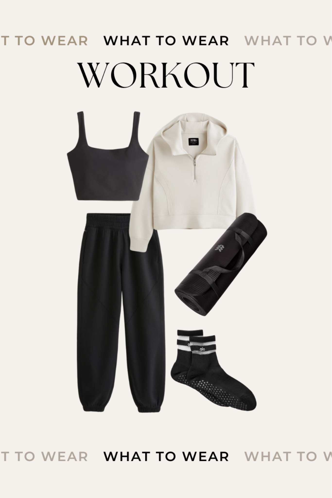 Winter yoga or Pilates outfit idea.

#LTKfitness #LTKfindsunder100