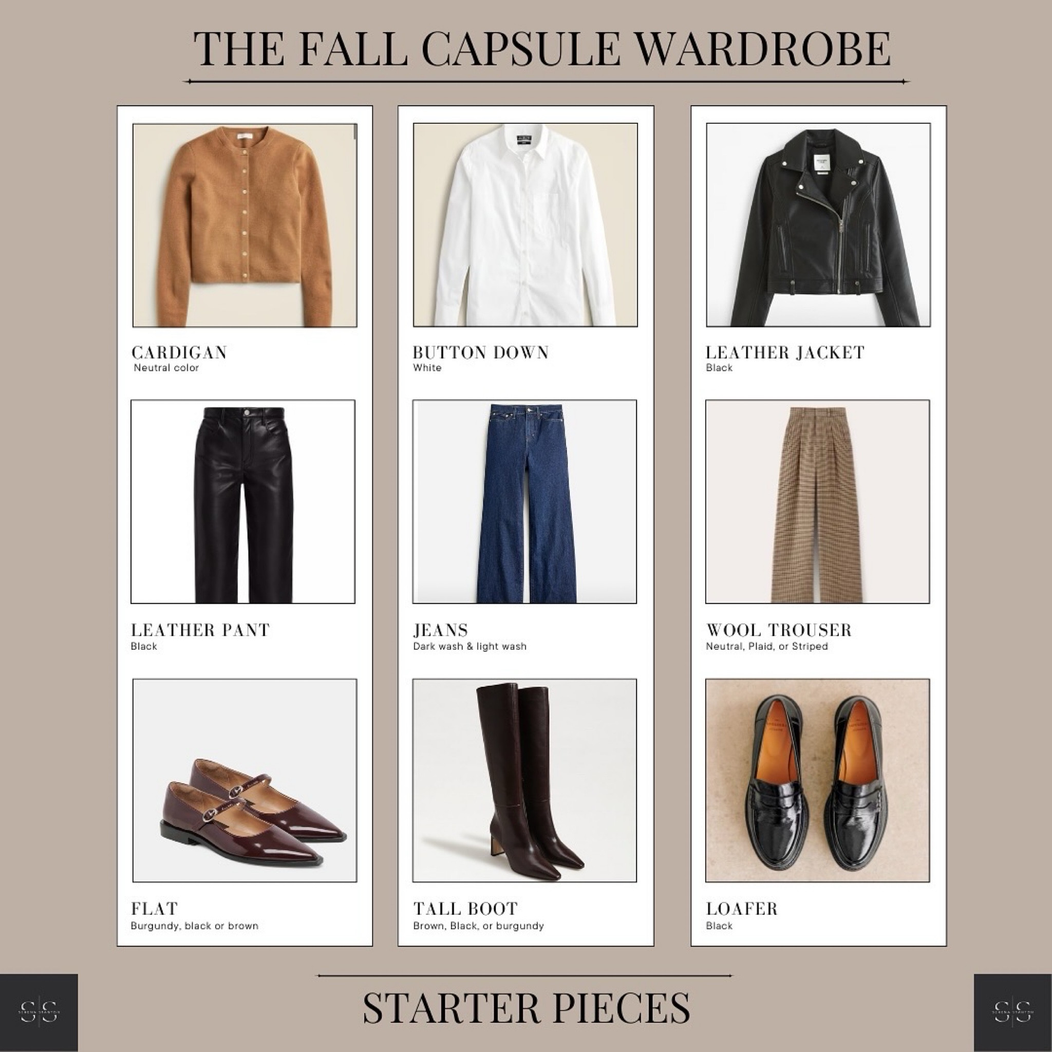 The fall capsule wardrobe starter pack 🍂

#LTKStyleTip #LTKFallSale