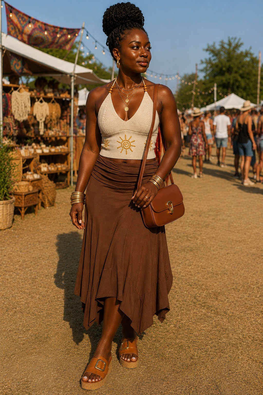 Festival season, farmers markets, summer vacations, or just a sunny Saturday afternoon ☀️🤎I'm loving these warm neutral tones paired with comfortable sandals and a crossbody bag. It's the kind of outfit that feels effortless, stylish, and easy to wear all summer long.Shop the complete look below!

#LTKdayinmylife #LTKootd #LTKTravel
