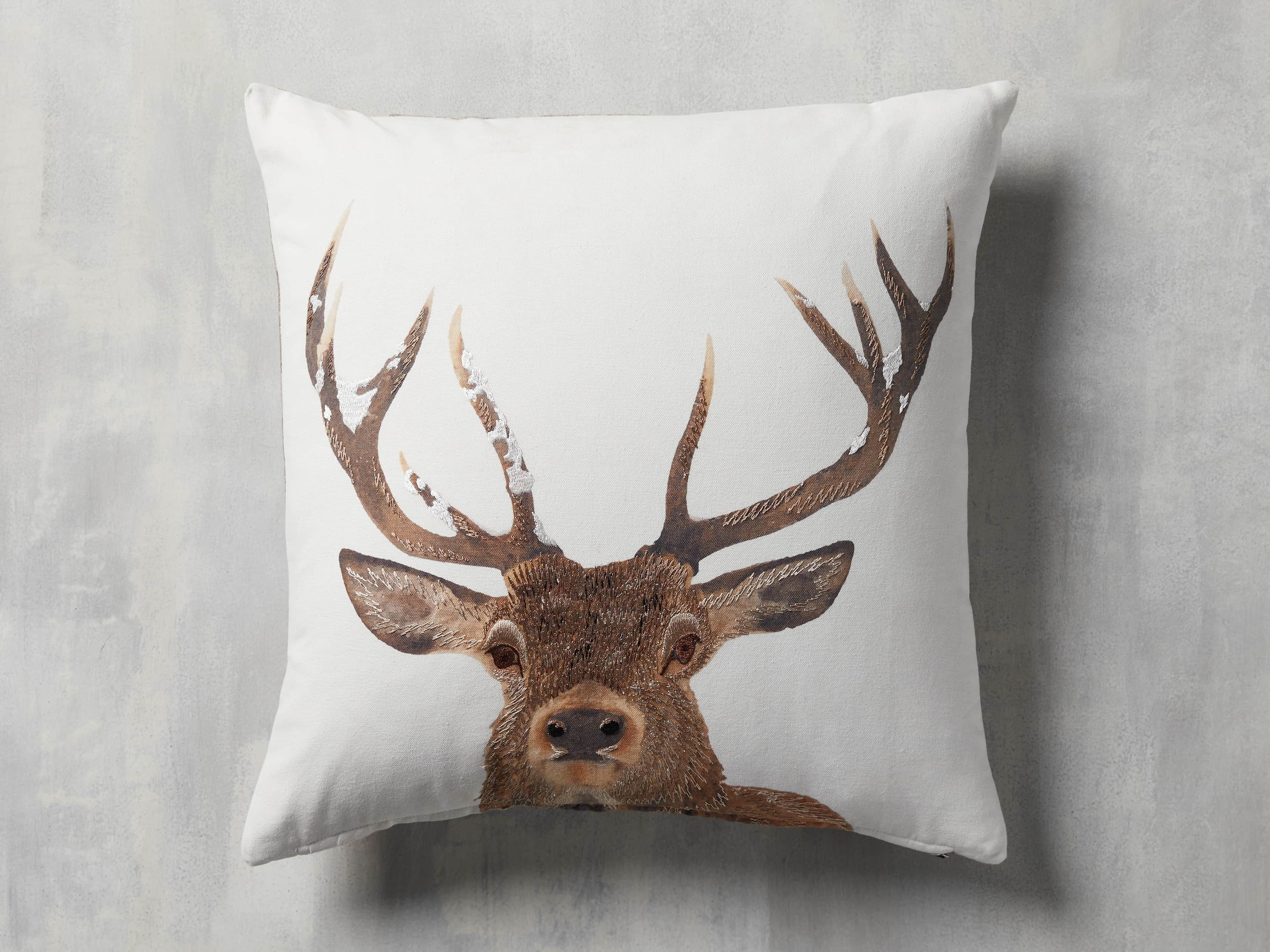 Stag Tartan Plaid Pillow Cover | Arhaus