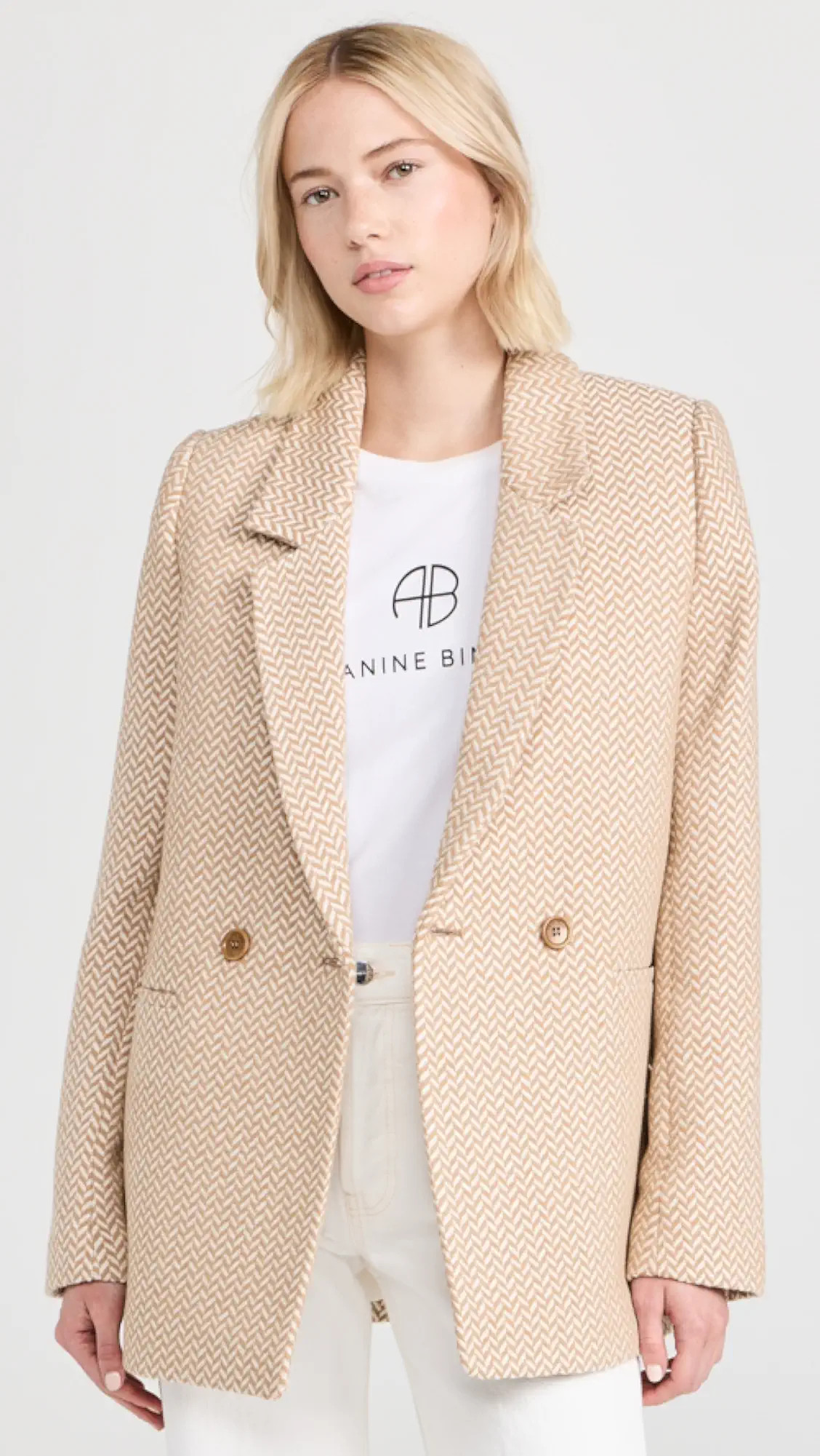 ANINE BING Fishbone Blazer | Shopbop | Shopbop