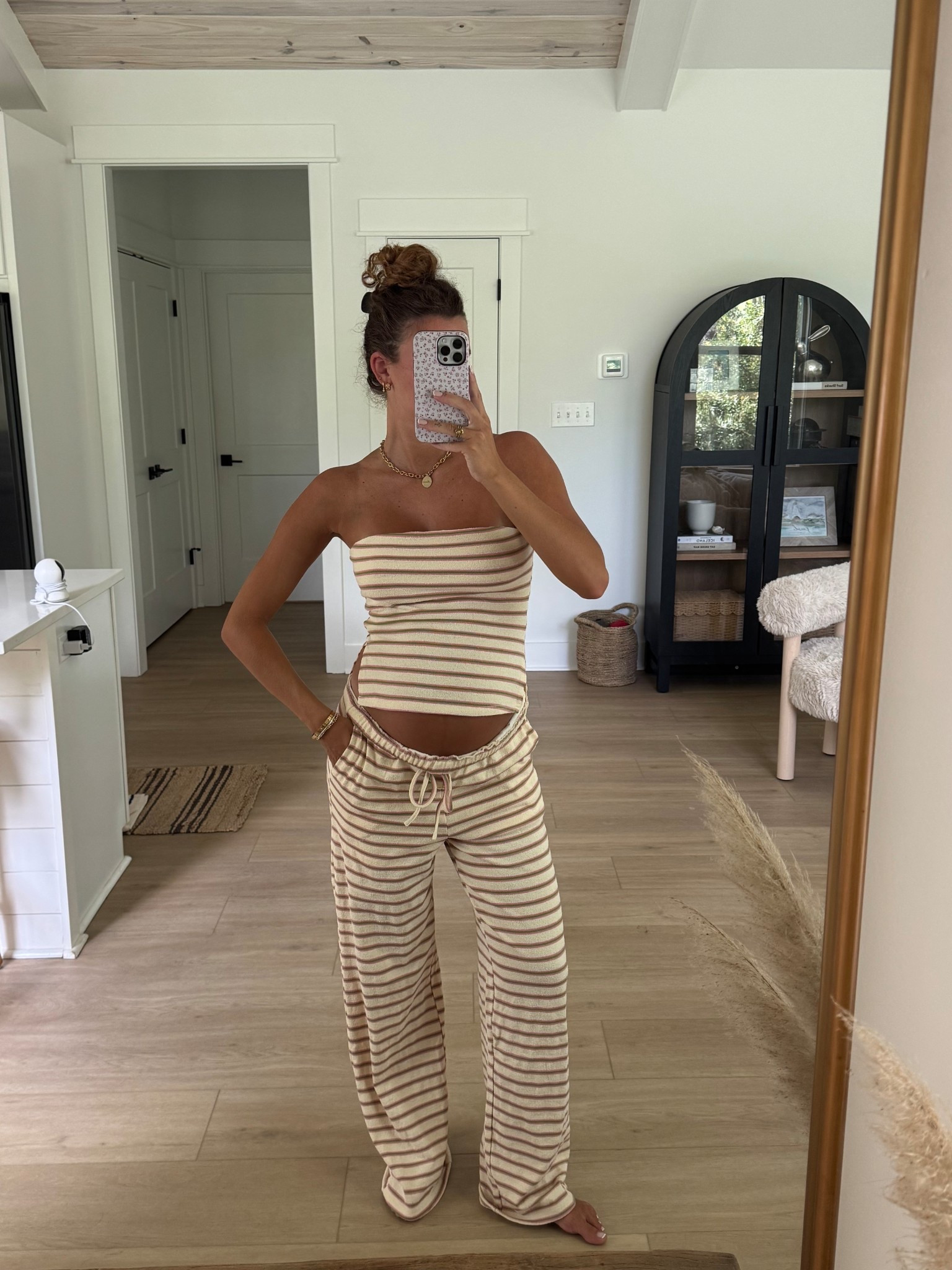 summer pregnancy outfit ideas for vacation🐚 so cute and comfy in the third trimester for beach night dinners! wearing size M top and M bottom (code: marymargaret)

mom to be, first time mom, bumpfit, bump friendly outfit, bump fashion, pregnancy style, maternity style, summer outfit, vacation outfit, spring style trends, beach outfit, matching set, tube top, strapless, wide leg pants 

#LTKSummerEdit #LTKSeasonal #LTKBump