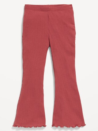 Ribbed Flare-Leg Leggings for Toddler Girls | Old Navy | Old Navy (US)