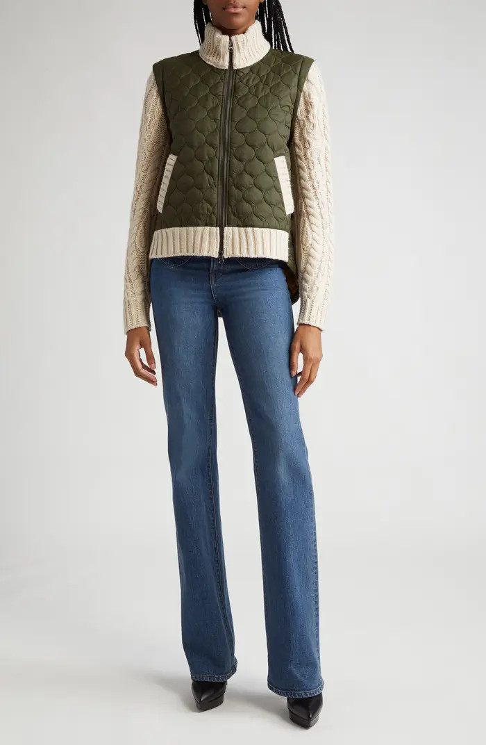 Patra Mixed Media Wool Blend Jacket | Nordstrom