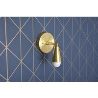 Gold Vanity Light - Modern Wall Sconce Mid Century Industrial Bathroom Ul Listed [Bennett] | Etsy (US)