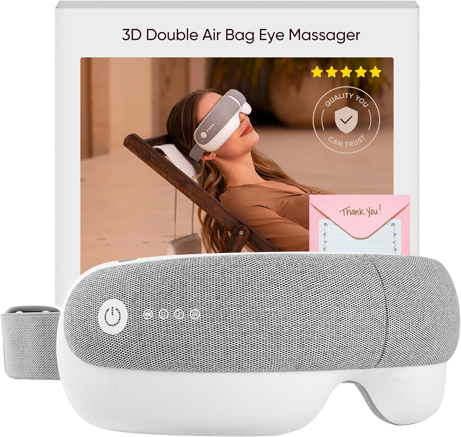 Eye Massager & Bluetooth Heat Sleep mask,Parents Gift Sets |With storage bag & greeting card | Mi... | Amazon (US)