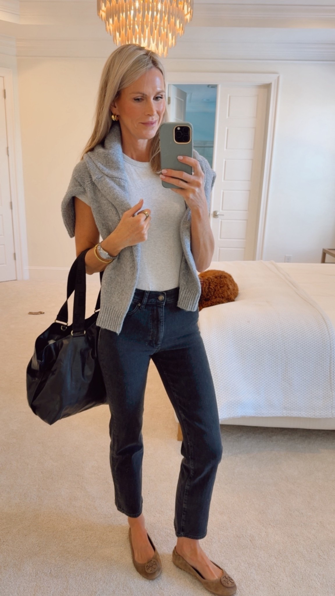I may have found the PERFECT pair of straight denim. Perfect length, stretch and cut  

#LTKOver40 #LTKStyleTip #LTKFamily