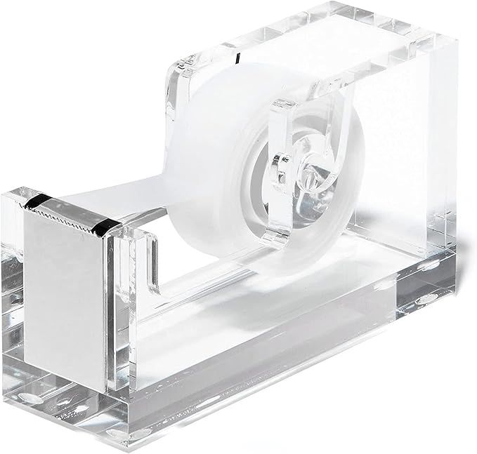 OfficeGoods Acrylic Tape Dispenser - Beautiful Modern Accessory for The Stylish Desk at Home, The... | Amazon (US)